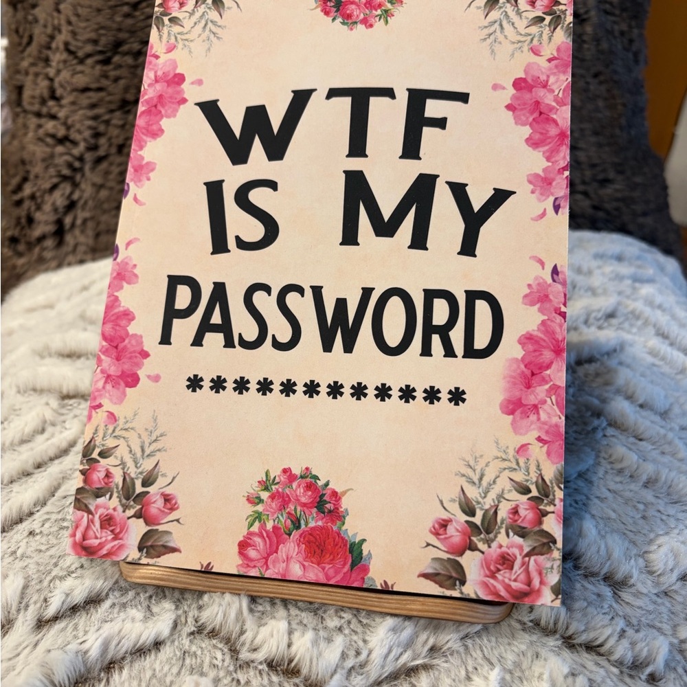 Floral Password Journal‎